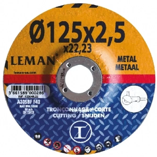 Ø 115   Esp.2,5  Furo 22.23 mm