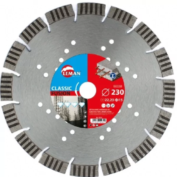 Ø 230    Furo 22.23 mm