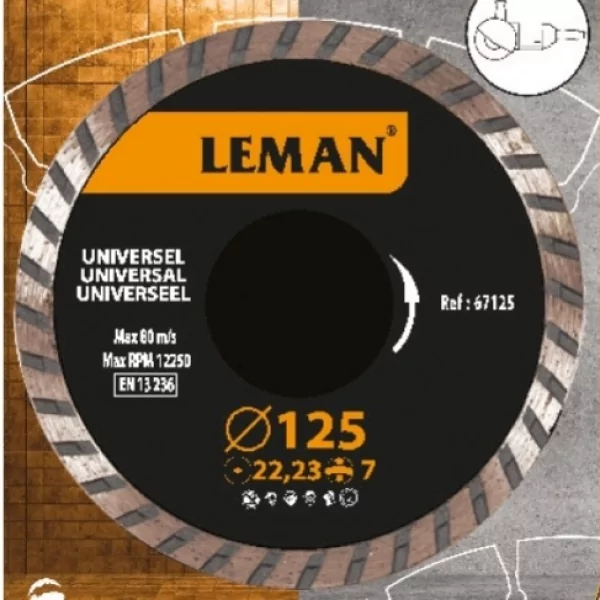 Ø 115    Furo 22.23 mm