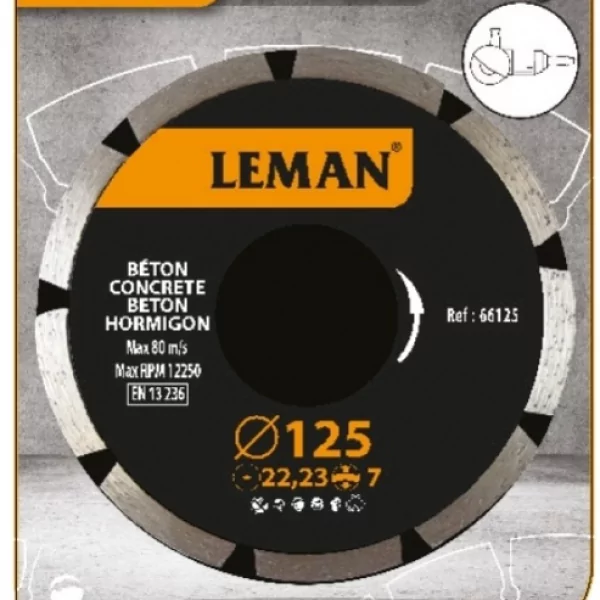 Ø 115    Furo 22.23 mm